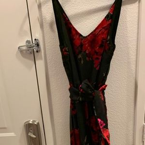 Ett Twa V-neck Jumpsuit With Velvet Detail